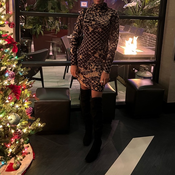 Black Thigh high heel boots - Picture 4 of 8